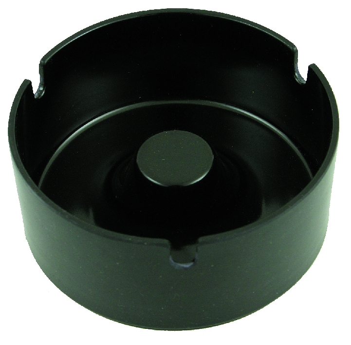 Horecaprofessional – winddichter Aschenbecher 10,5 cm schwarz astm